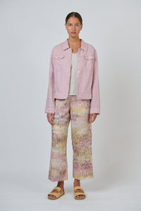 Naturals by O & J Linen Pants in Jardin GA398