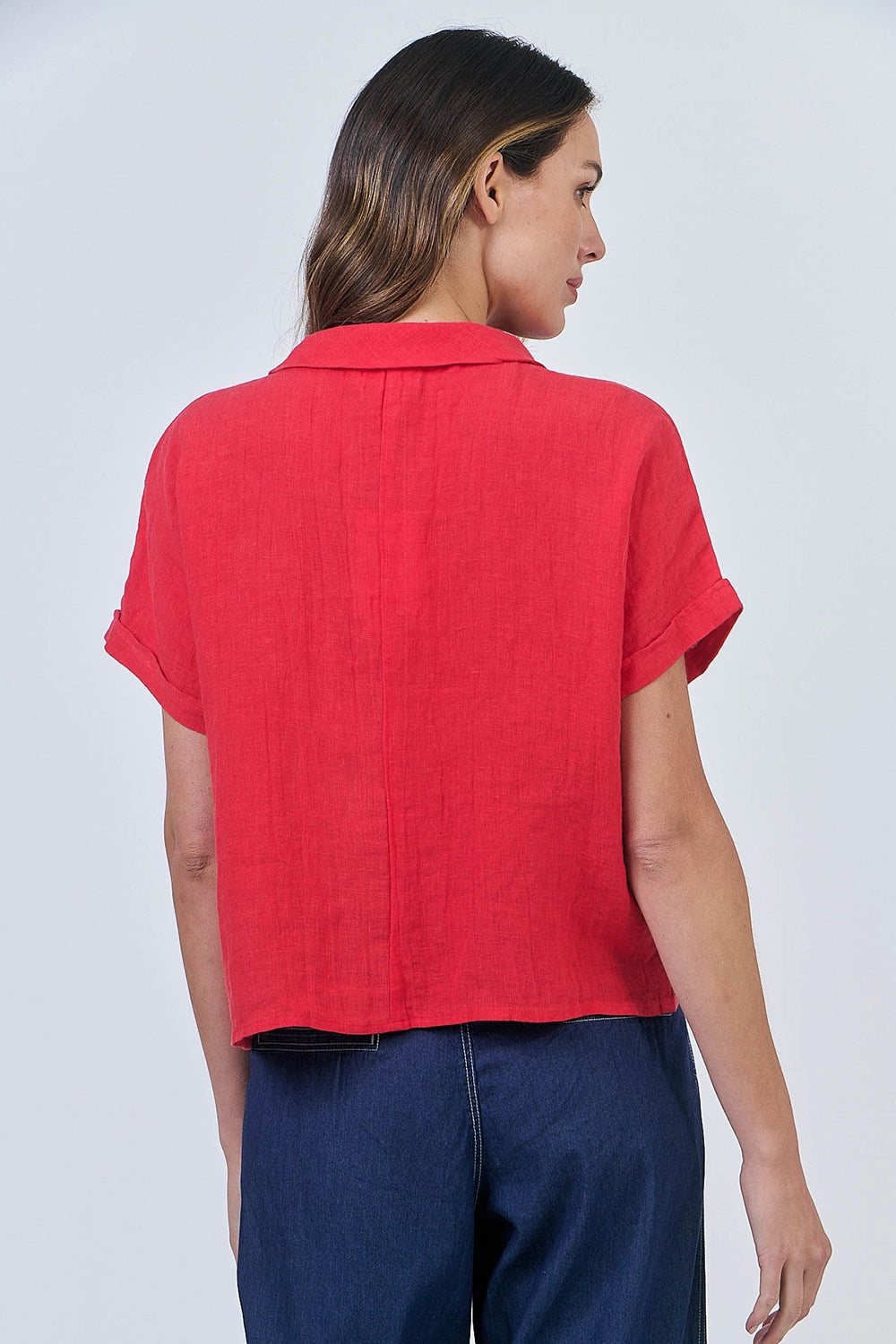 Naturals by O & J Linen Shirt in Buoy GA314