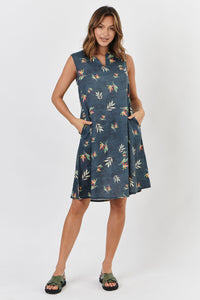 Naturals by O & J Sleeveless Dress in Fleur GA344