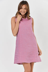 Naturals by O & J S/Less Cowl Neck Dress  GA394