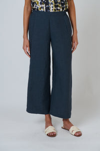 Naturals by O&J Linen Pant in Gunsmoke GA398
