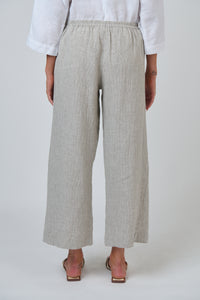 Naturals by O & J Linen Pants in Mousse GA398