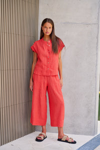 Naturals by O&J Linen Pant in Sunset Strip GA713