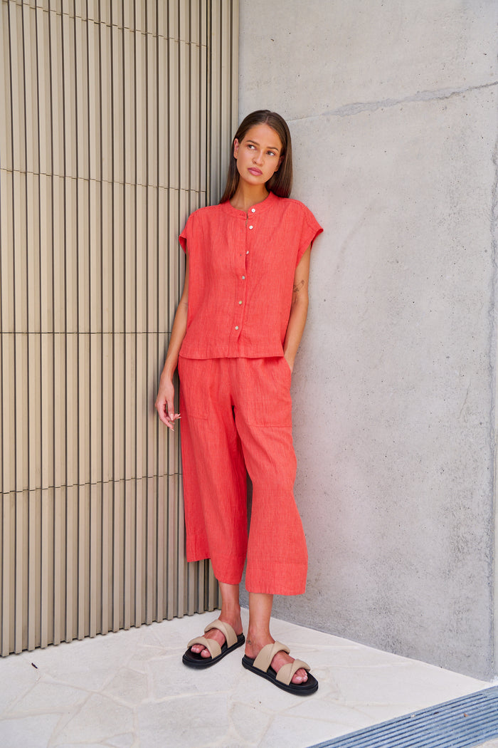 Naturals by O&J Linen Pant in Sunset Strip GA713