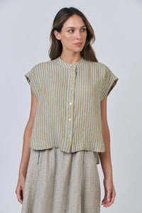 Naturals by O & J Linen Top in Reed GA429