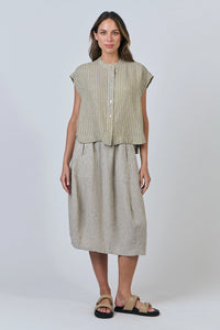Naturals by O & J Linen Top in Reed GA429