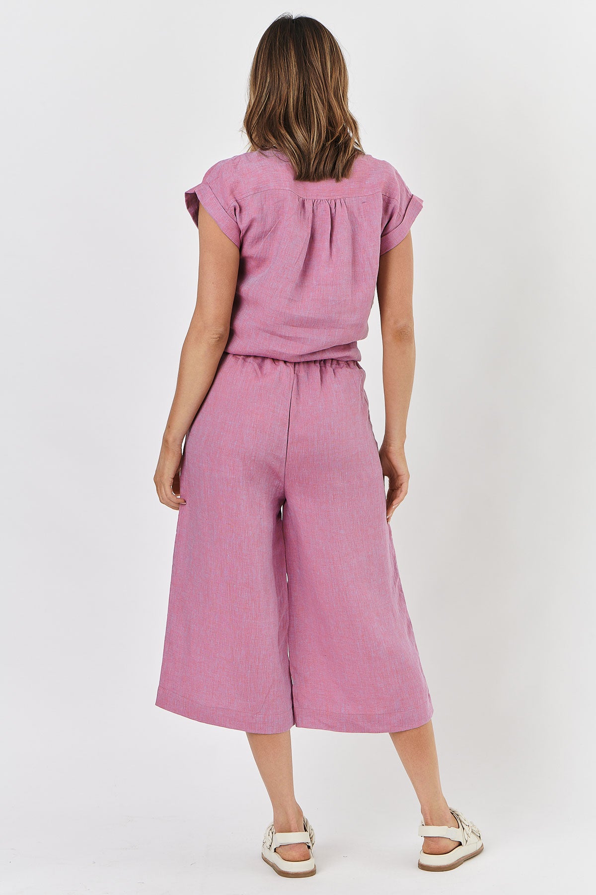 GA438 Linen Pants in Taffy GA438 Linen Pants in Taffy