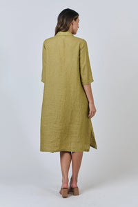 Naturals by O & J Linen Shirt in Bamboo GA442