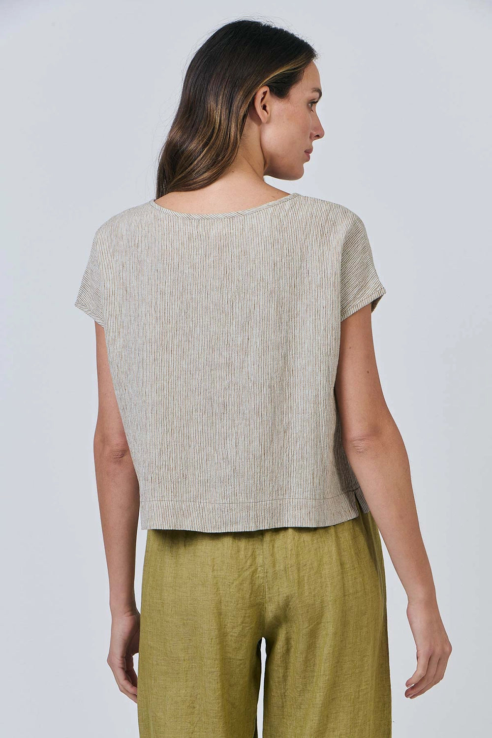 Naturals by O & J Linen Top in Blister GA504