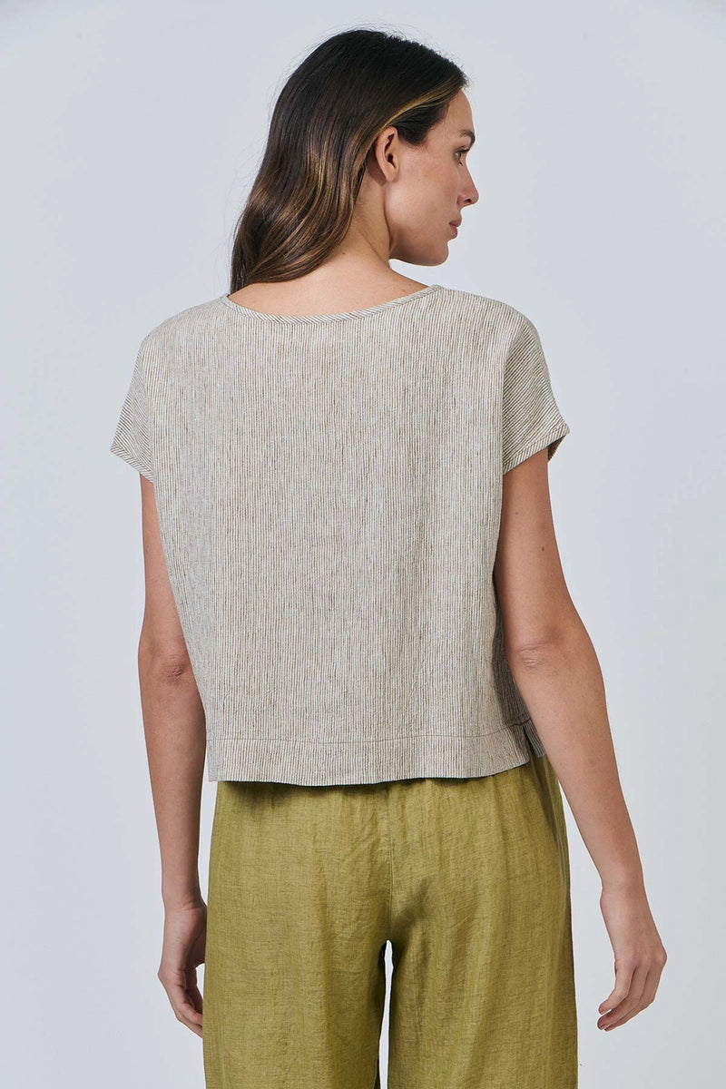 Naturals by O & J Linen Top in Blister GA504