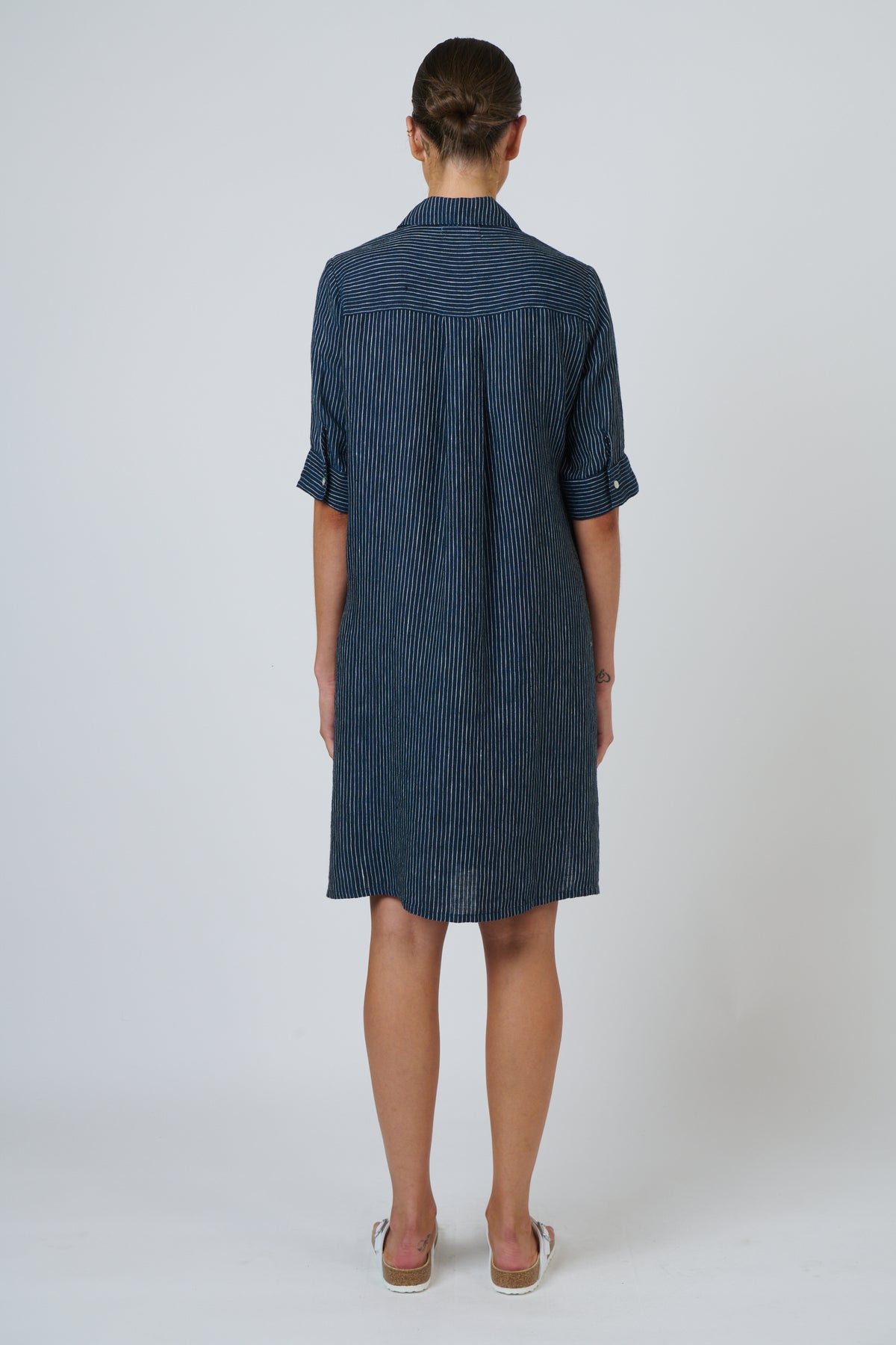 Naturals by O&J Linen Dress in Streamlined GA513