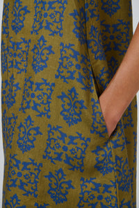 Naturals by O & J Linen Dress in Motif GA518