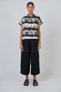 Naturals by O & J Poplin Top in Eruption GA533