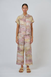 Naturals by O & J Linen Top in Jardin GA533