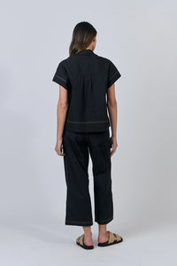 Naturals by O & J Cotton Pants in Black GA567