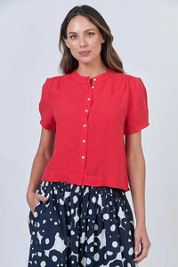 Naturals by O & J Linen Top in Buoy GA547