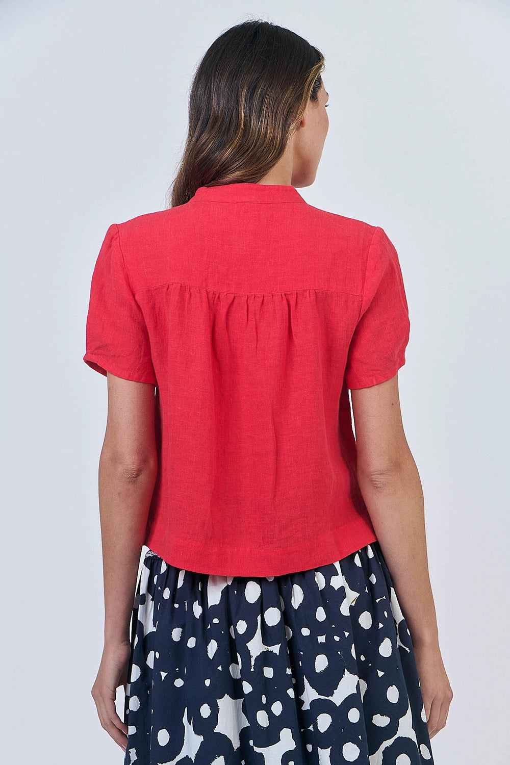 Naturals by O & J Linen Top in Buoy GA547