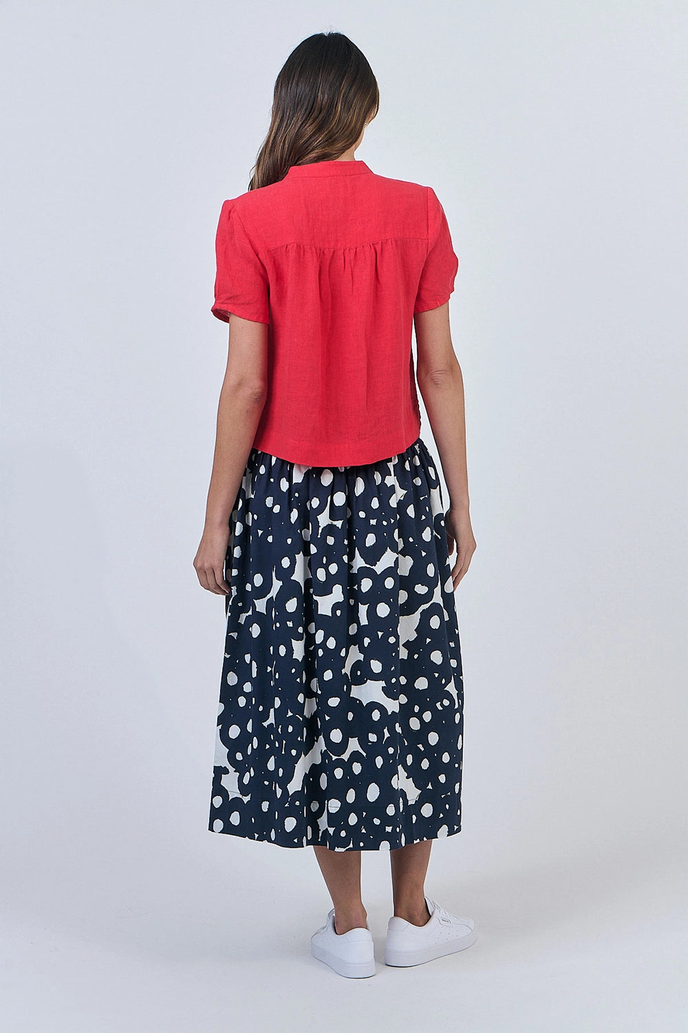 Naturals by O & J Linen Top in Buoy GA547