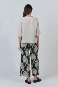 Naturals by O & J Linen Pants in Date Palm GA398