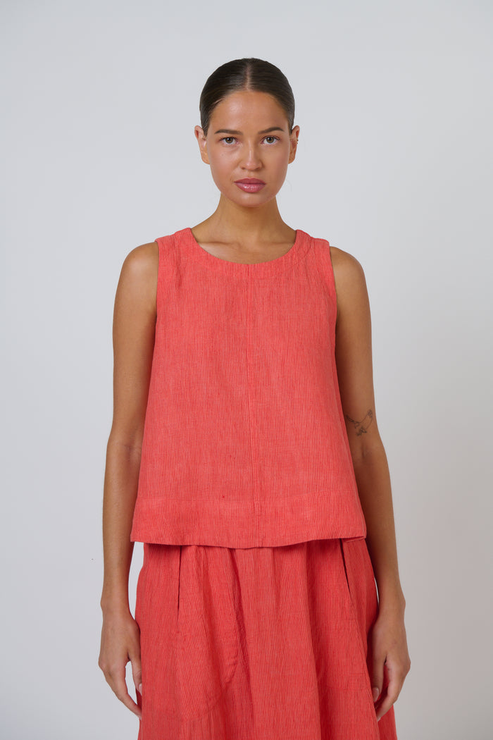 Naturals by O&J Linen Top in Sunset Strip GA561
