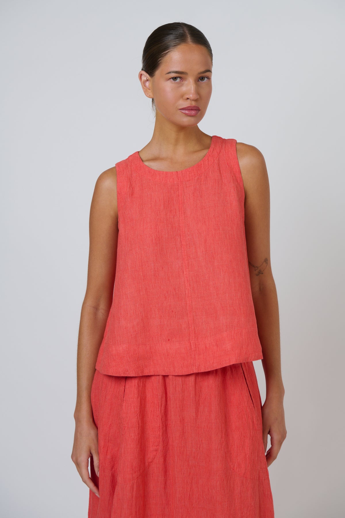 Naturals by O&J Linen Top in Sunset Strip GA561