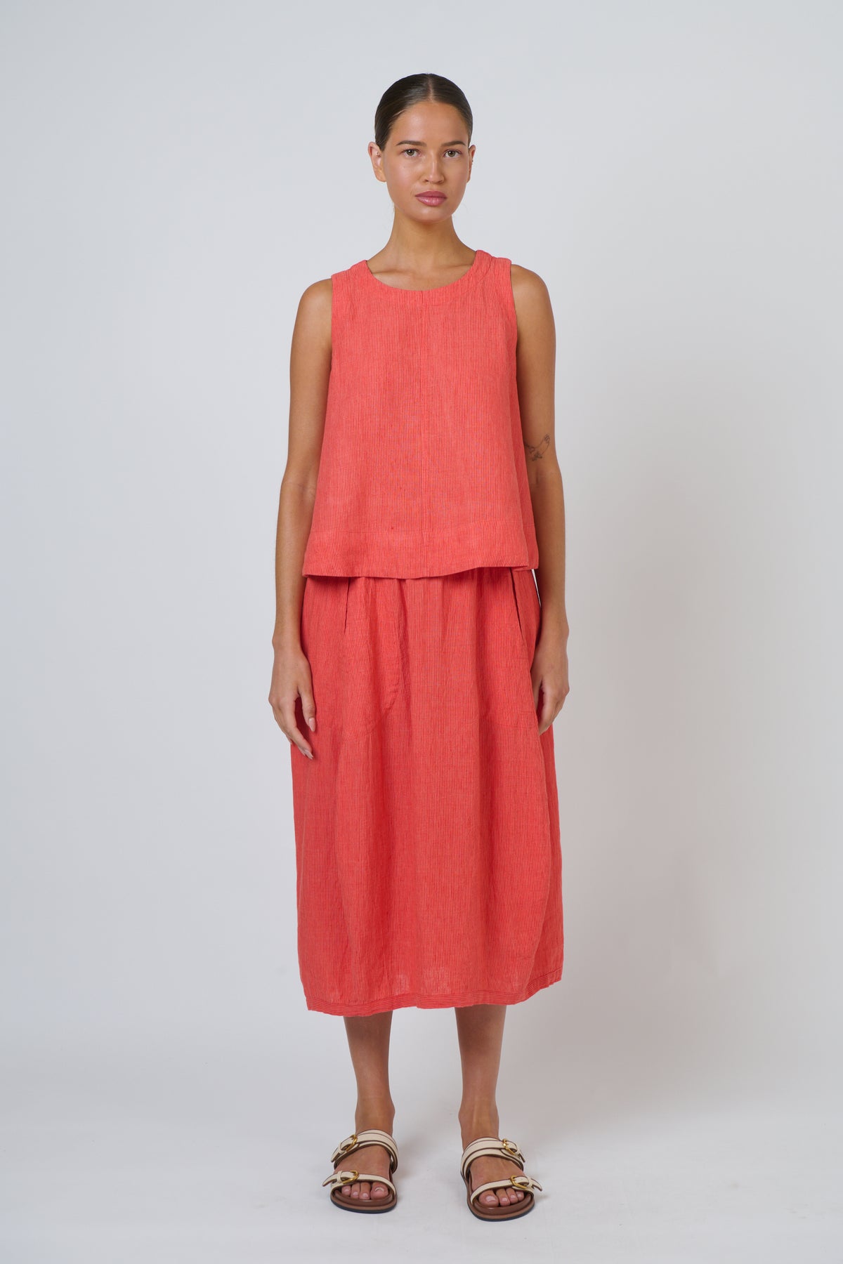 Naturals by O&J Linen Top in Sunset Strip GA561