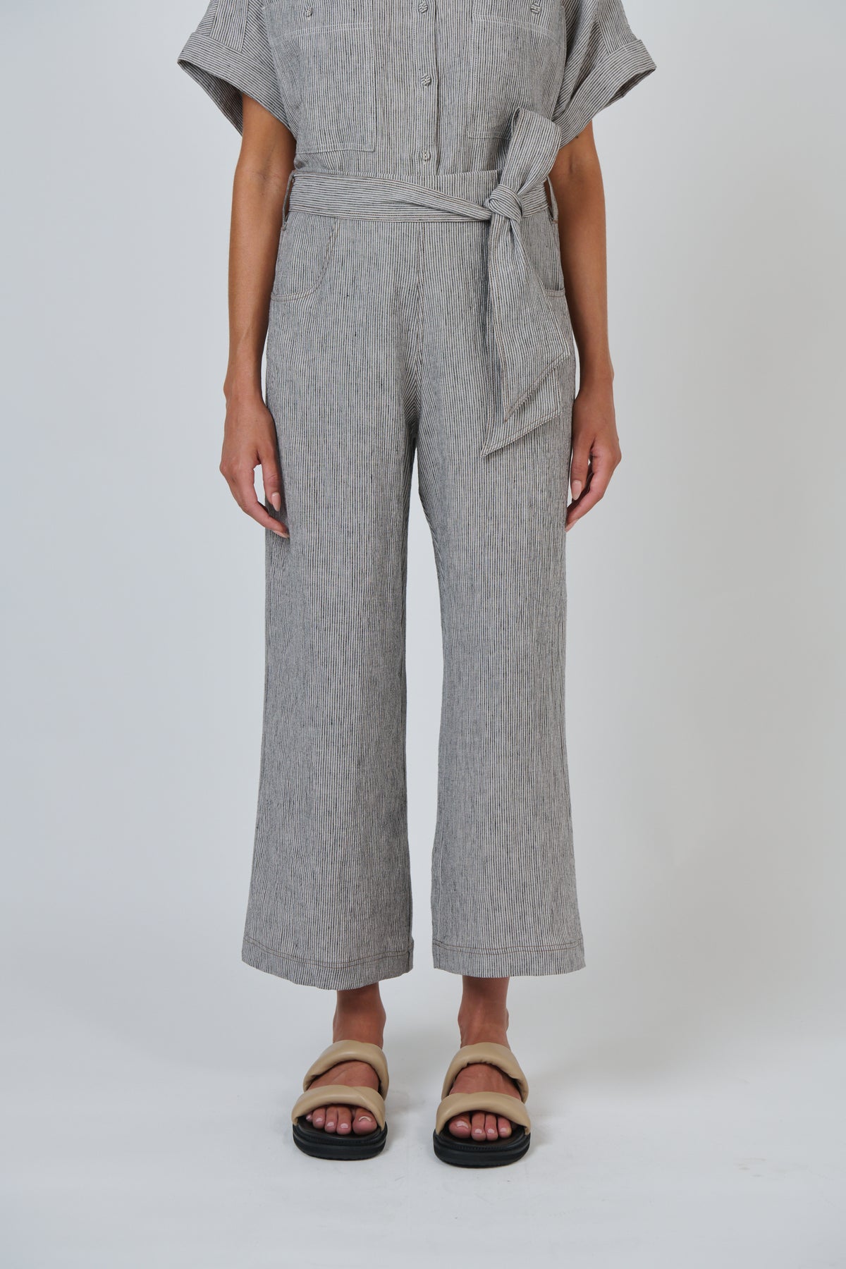 Naturals by O & J Linen Pant in Rue GA567