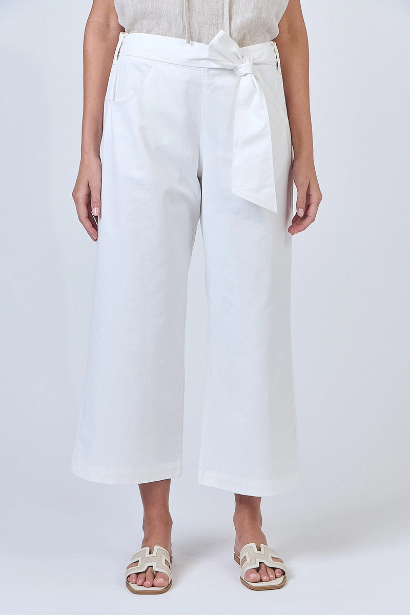 Naturals by O & J Cotton Pants  in Salt GA567