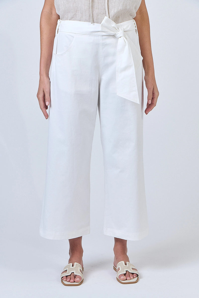 Naturals by O & J Cotton Pants  in Salt GA567