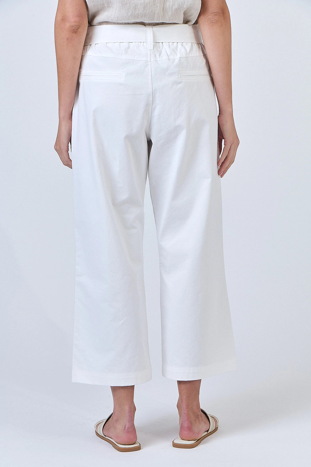 Naturals by O & J Cotton Pants  in Salt GA567
