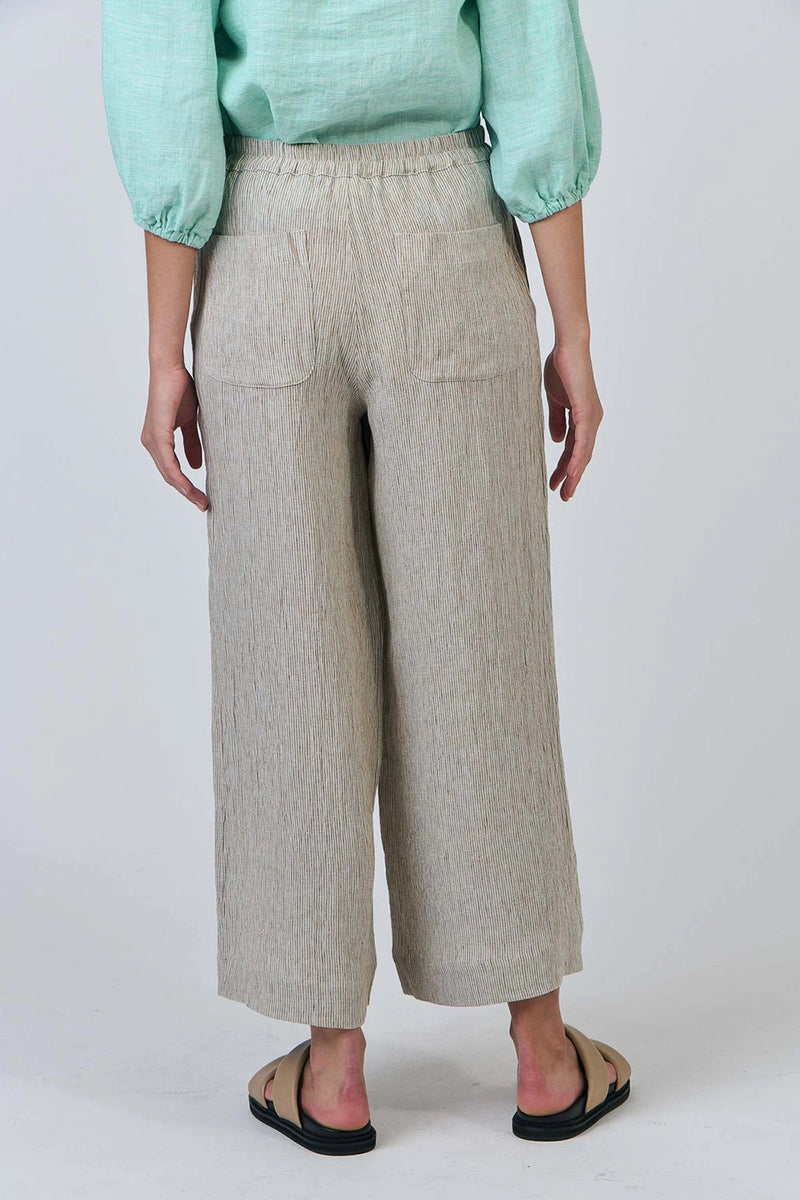 Naturals by O & J Linen Pants in Blister GA578