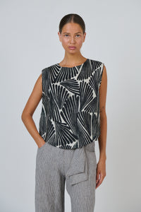 Naturals by O & J Linen Top in Folies GA581