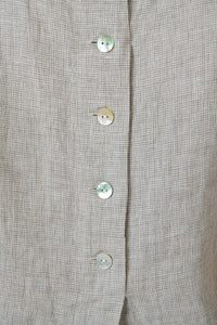 Naturals by O & J Linen Top in Mousse GA581