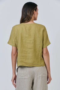 Naturals by O & J Linen Top in Bamboo GA587