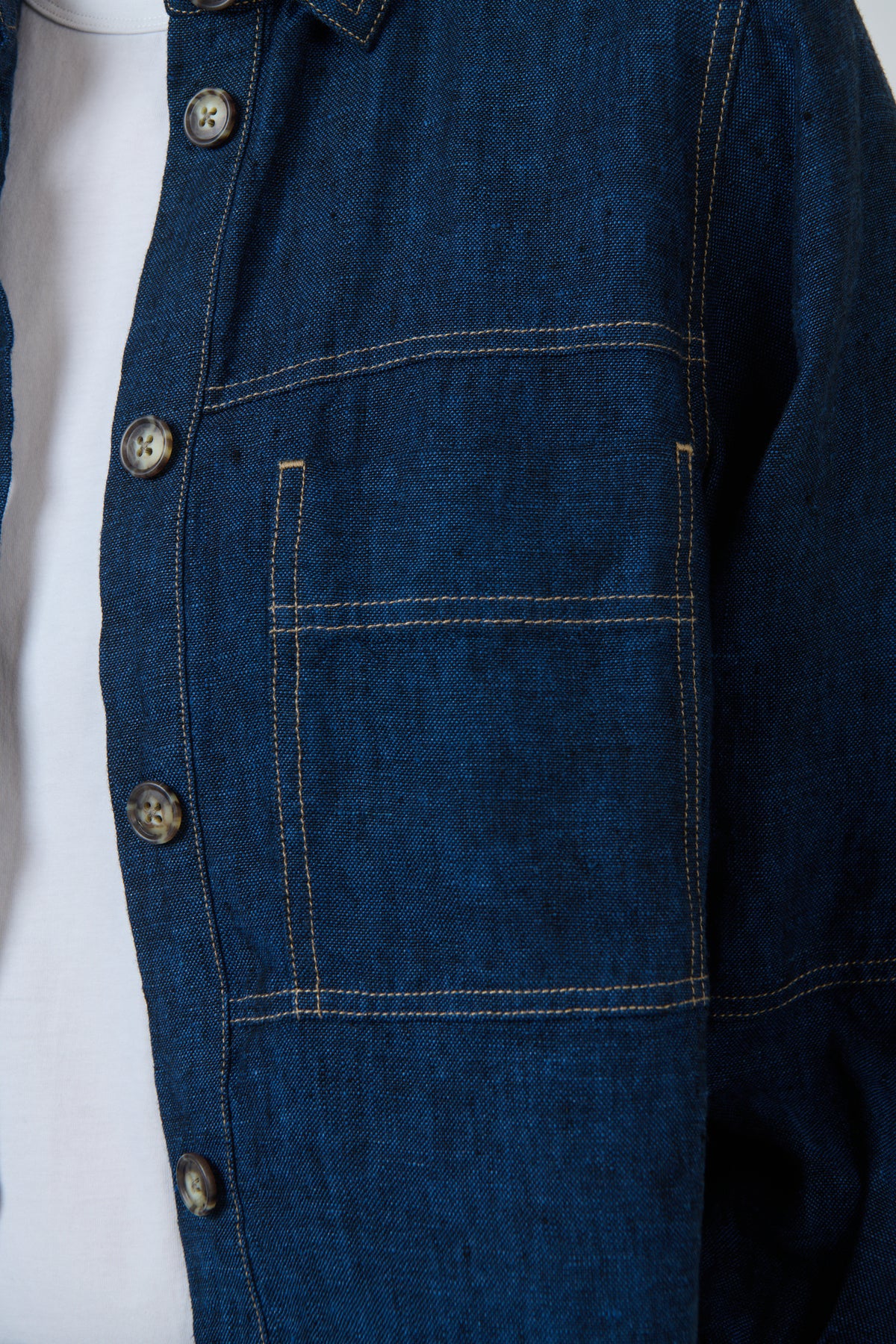 Naturals by O & J Linen Jacket in Eclipse GA598