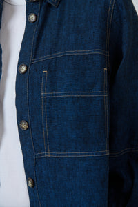 Naturals by O & J Linen Jacket in Eclipse GA598
