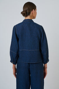 Naturals by O & J Linen Jacket in Eclipse GA598