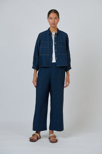 Naturals by O & J Linen Jacket in Eclipse GA598