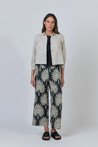 Naturals by O & J Linen Shirt in Sand GA598