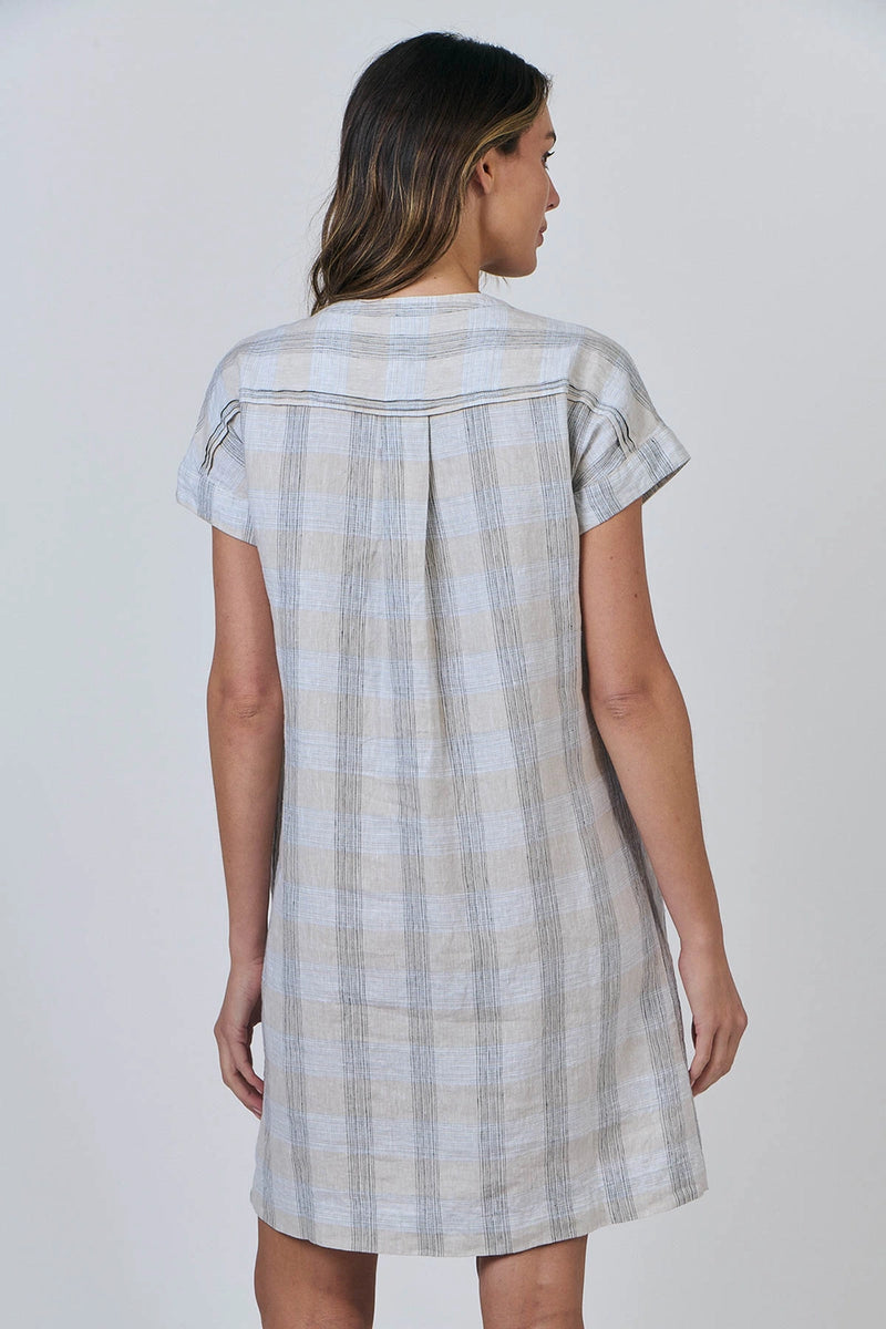Naturals by O & J Linen Dress in Mesh GA613