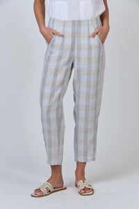 Naturals by O & J Linen Pants in Mesh GA619
