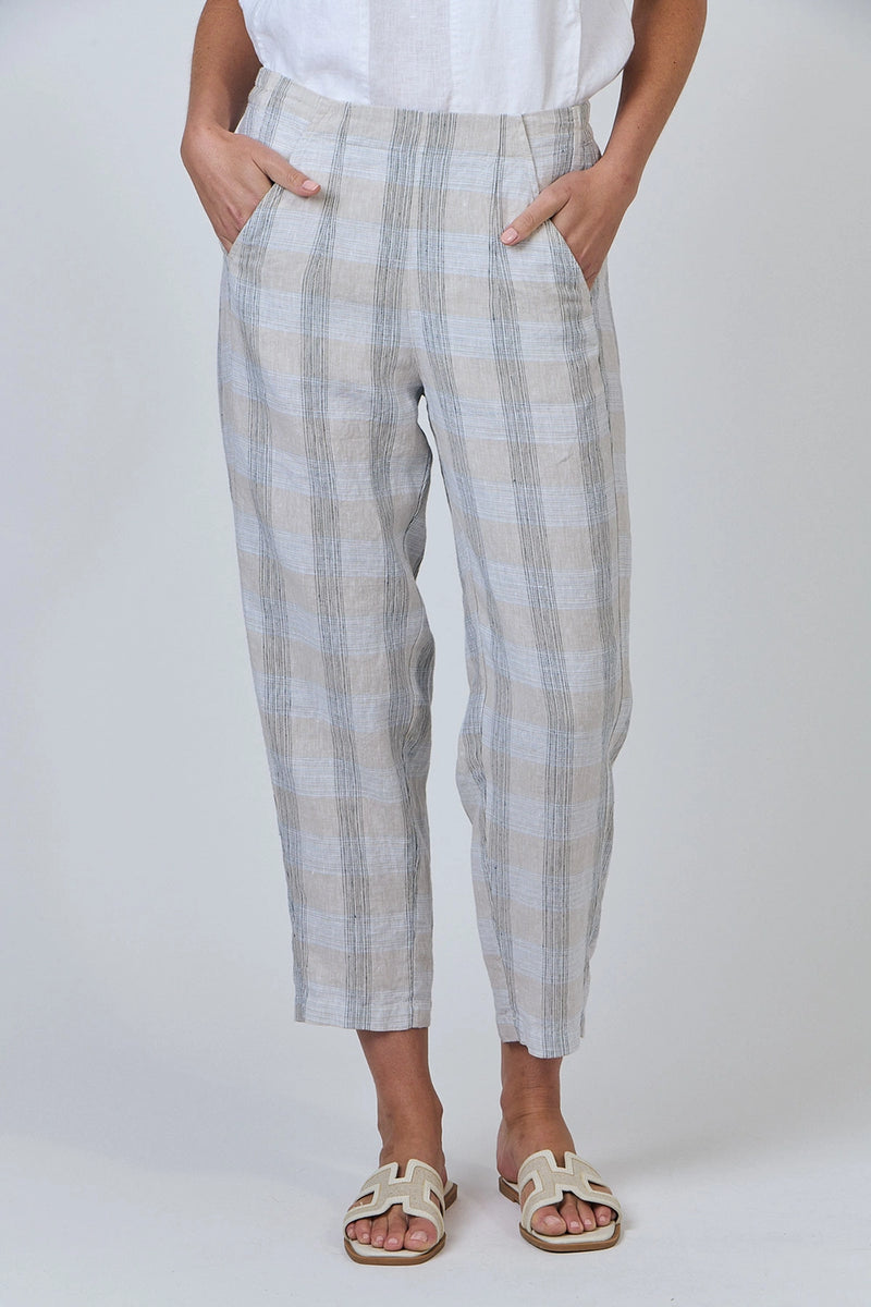 Naturals by O & J Linen Pants in Mesh GA619