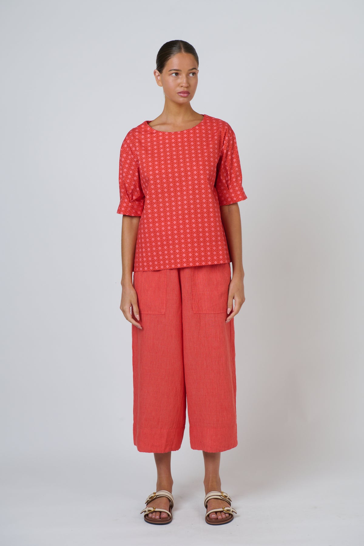 Naturals by O&J Linen Pant in Sunset Strip GA713