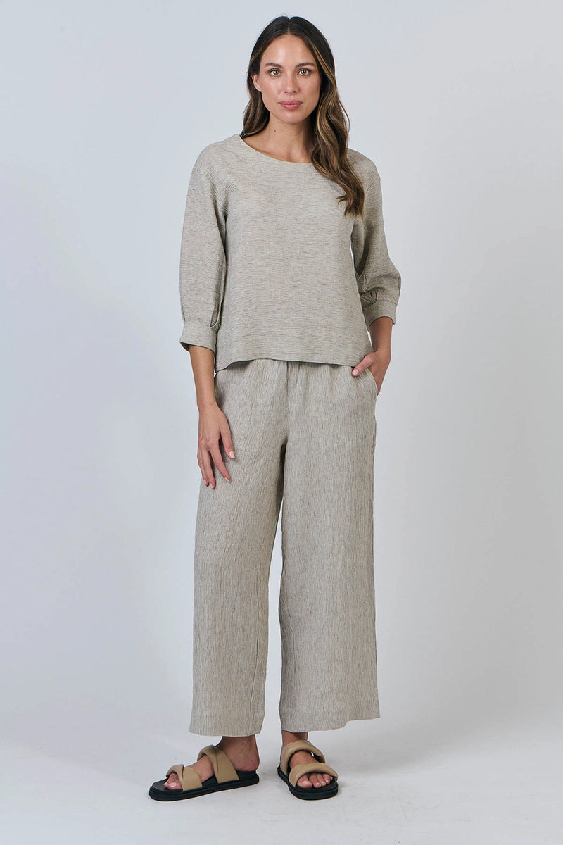 Naturals by O & J Linen Top in Blister GA641