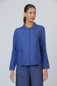 Naturals by O & J Linen Shirt in Placid GA647