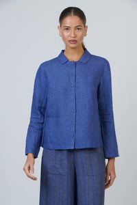 Naturals by O & J Linen Shirt in Placid GA647