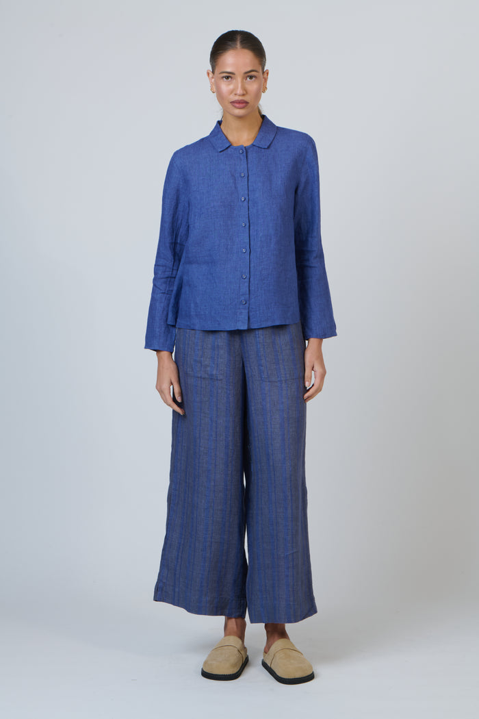 Naturals by O & J Linen Shirt in Placid GA647