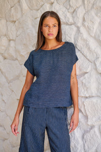 Naturals by O&J Linen Top in Streamlined GA686