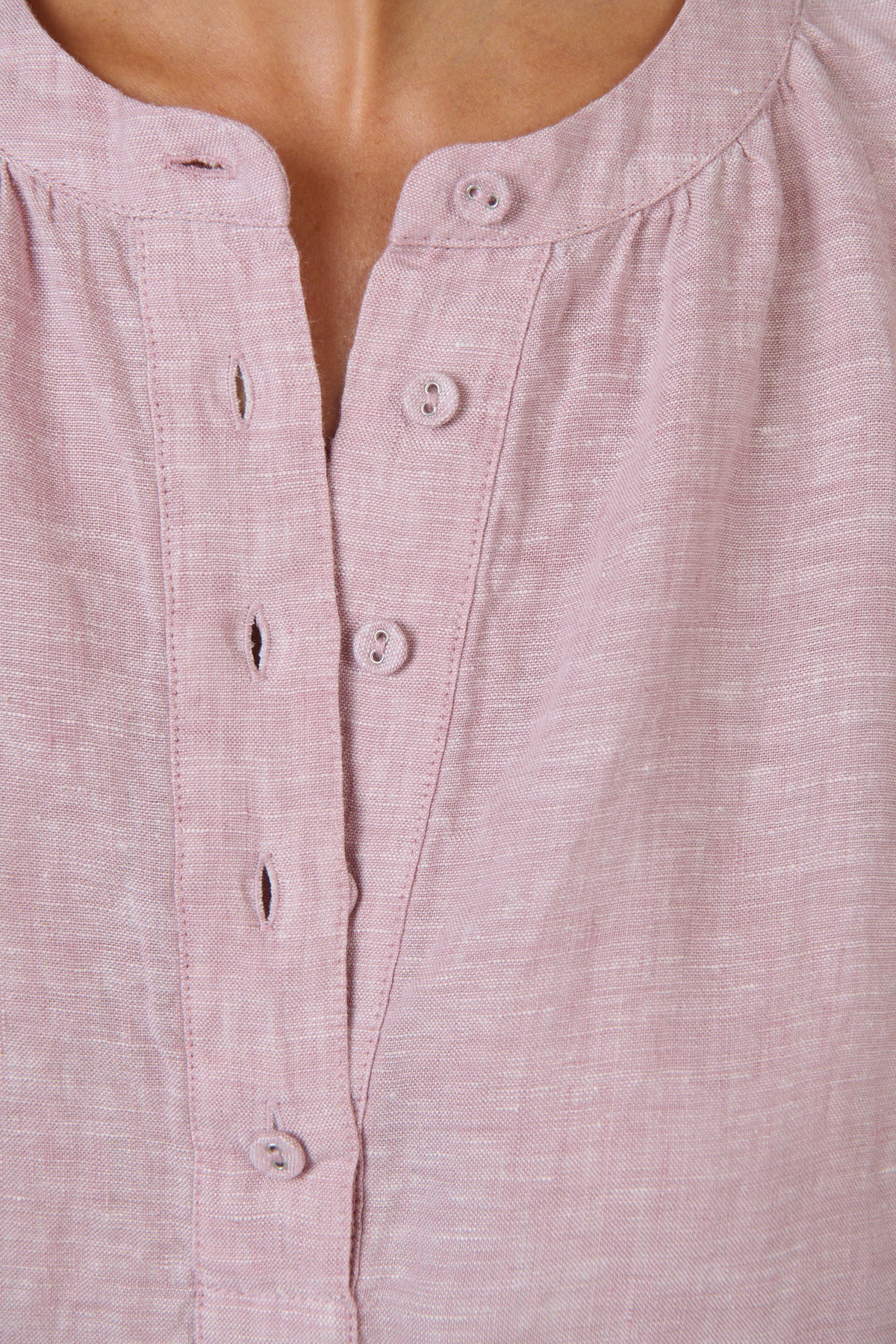 Naturals by O & J Linen Top in Radish GA689