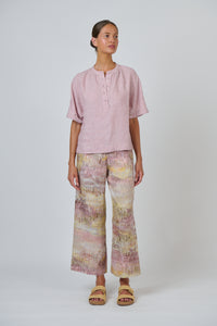 Naturals by O & J Linen Top in Radish GA689